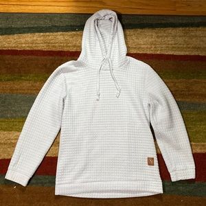 Vogue White Checkered Sweatshirt